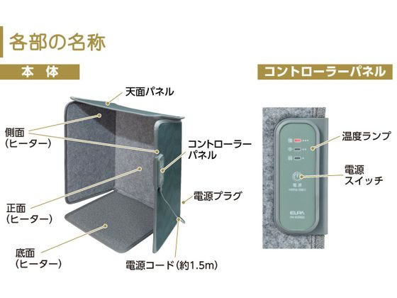 朝日電器 パネルヒーター PH-KDR02 1個(ご注文単位1個)【直送品】
