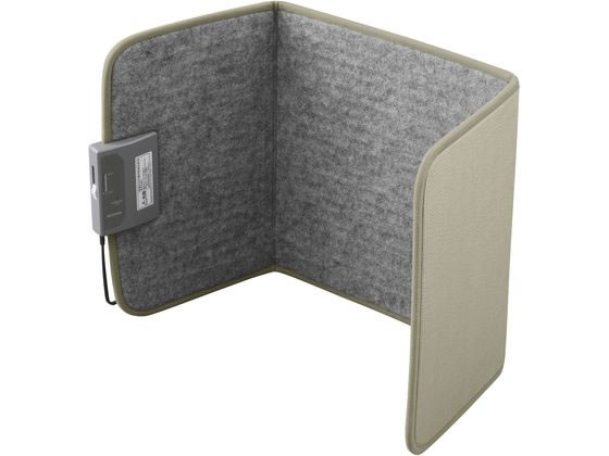 アイリスオーヤマ デスクパネルヒーター キャメル APH-16B-T 1台(ご注文単位1台)【直送品】