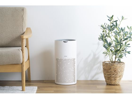 アイリスオーヤマ 空気清浄機 30畳(円柱型) AAP-S60B-W 1台（ご注文単位1台）【直送品】