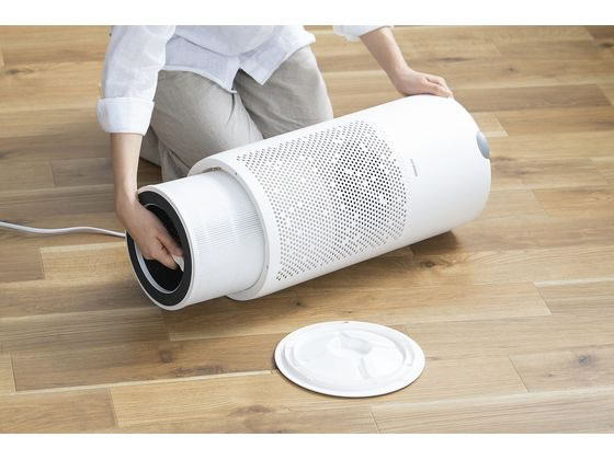 アイリスオーヤマ 空気清浄機 30畳(円柱型) AAP-S60B-W 1台（ご注文単位1台）【直送品】