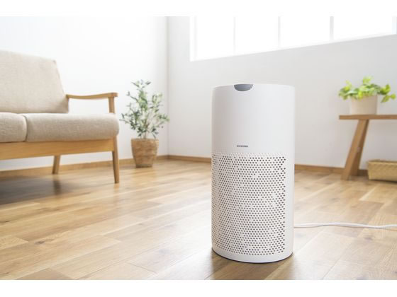 アイリスオーヤマ 空気清浄機 30畳(円柱型) AAP-S60B-W 1台（ご注文単位1台）【直送品】