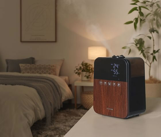 アイリスオーヤマ ハイブリッド式加湿器 木目 HDK-35-TM 1台（ご注文単位1台）【直送品】