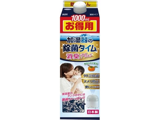 UYEKI 加湿器の除菌タイム 液体タイプ 消臭Plus 1000mL 1個(ご注文単位1個)【直送品】