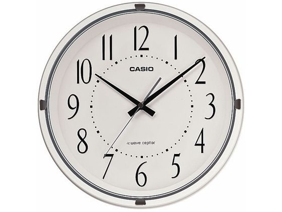 カシオ計算機 電波掛け時計 IQ-1006J-7JF 1台（ご注文単位1台）【直送品】