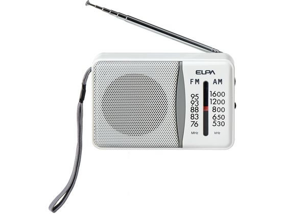 朝日電器 電池長持ちコンパクトラジオ ER-C58 1個(ご注文単位1個)【直送品】