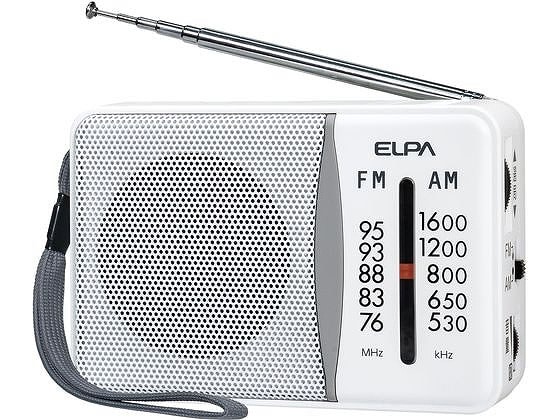 朝日電器 電池長持ちコンパクトラジオ ER-C58 1個(ご注文単位1個)【直送品】