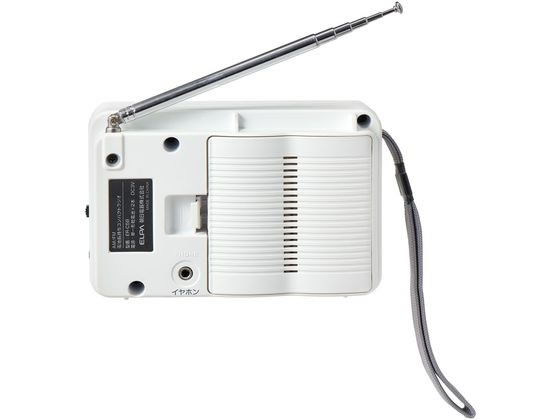 朝日電器 電池長持ちコンパクトラジオ ER-C58 1個(ご注文単位1個)【直送品】