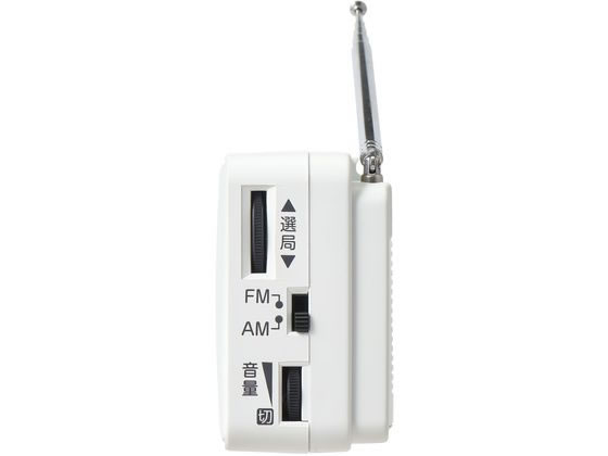 朝日電器 電池長持ちコンパクトラジオ ER-C58 1個(ご注文単位1個)【直送品】