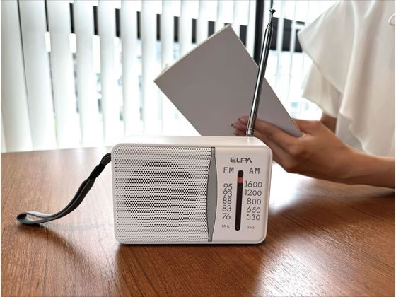 朝日電器 電池長持ちコンパクトラジオ ER-C58 1個(ご注文単位1個)【直送品】