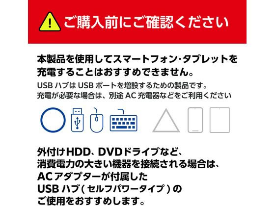 エレコム USBハブ 4ポート 15cm しろちゃん U2HC-H040WF 1個（ご注文単位1個）【直送品】