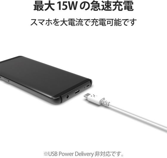 エレコム TypeCケーブル スリム 1.5m MPA-ACX15WF 1個（ご注文単位1個）【直送品】