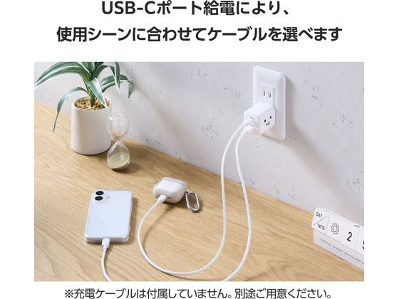 エレコム USB充電器 40W C×2 しろちゃん MPA-AC10640WF 1個(ご注文単位1個)【直送品】