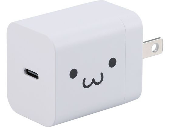 エレコム Type-C充電器 PD 20W シロチャン MPA-ACCP6820WF 1個（ご注文単位1個）【直送品】