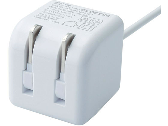 エレコム AC充電器 1.8A microB1.5m一体型 MPA-ACMBC152WH 1個(ご注文単位1個)【直送品】