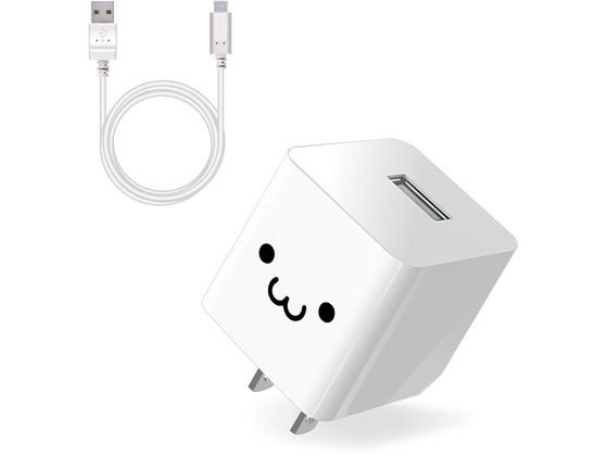 エレコム AC充電器 2.4A 12W A-Cケーブル1.5m付 MPA-ACC12WF 1個（ご注文単位1個）【直送品】