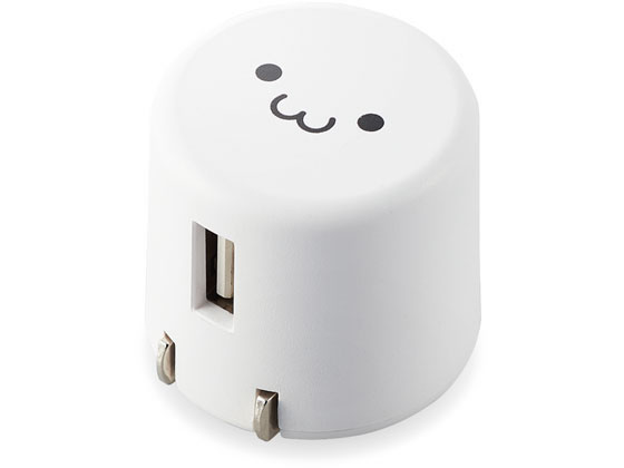 エレコム AC充電器 USB-Aメス1ポート 1.8A出力 MPA-ACU08WF 1個（ご注文単位1個）【直送品】