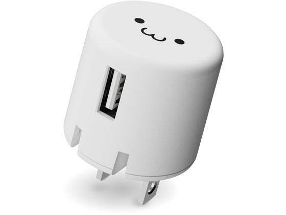 エレコム AC充電器 USB-Aメス1ポート 1A出力 MPA-ACU07WF 1個（ご注文単位1個）【直送品】