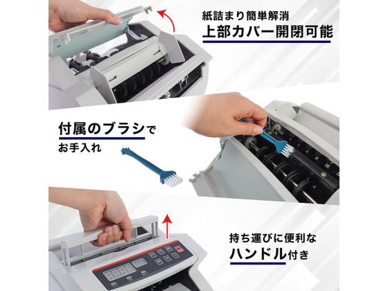 THANKO 電動オート紙幣カウンター SHEC25SWH 1台(ご注文単位1台)【直送品】