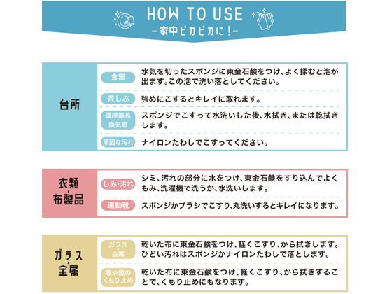 協和工業 東金石鹸 1個（ご注文単位1個）【直送品】