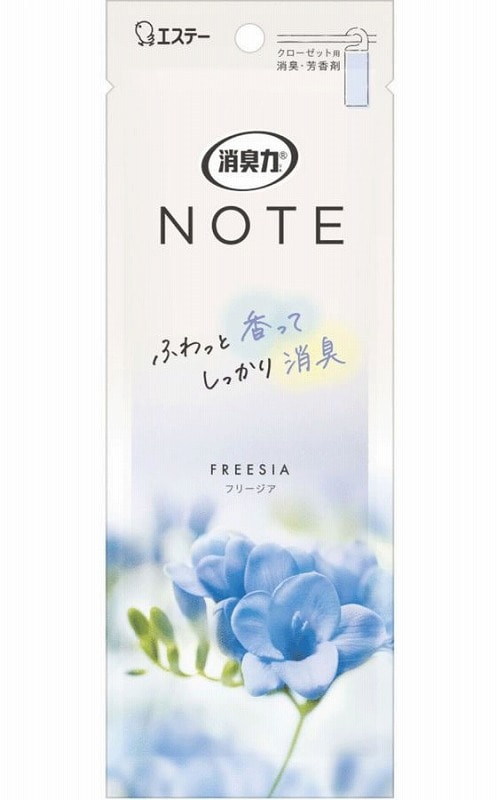 エステー 消臭力 NOTE クローゼット用 フリージア 1個(ご注文単位1個)【直送品】