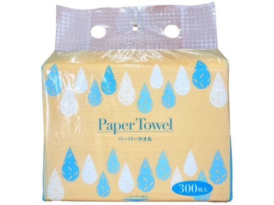 今村紙工 吊り下げられるペーパータオル 小判 300枚 1パック(ご注文単位1パック)【直送品】