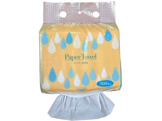 今村紙工 吊り下げられるペーパータオル 小判 300枚 1パック(ご注文単位1パック)【直送品】