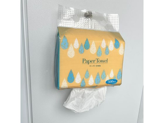 今村紙工 吊り下げられるペーパータオル 小判 300枚 1パック(ご注文単位1パック)【直送品】