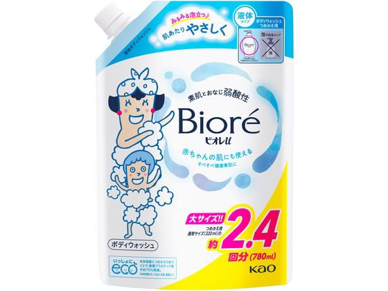 KAO ビオレu プレーン つめかえ用 780mL 1個（ご注文単位1個）【直送品】
