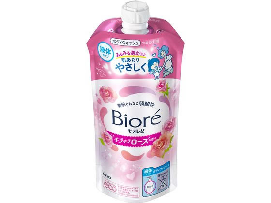 KAO ビオレu キラキラローズの香り つめかえ用 320mL 1個（ご注文単位1個）【直送品】