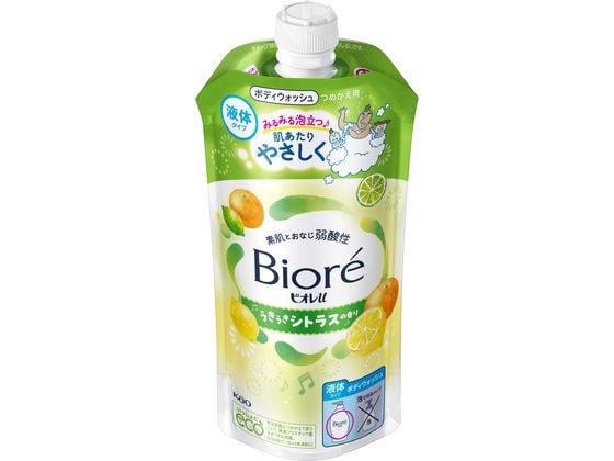 KAO ビオレu うきうきシトラスの香り つめかえ用 320mL 1個（ご注文単位1個）【直送品】