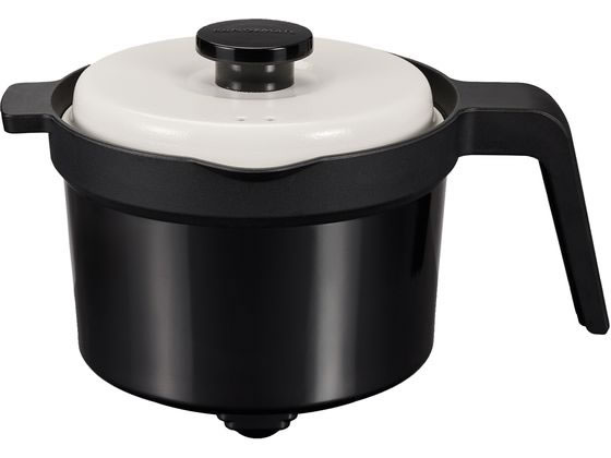 MUK レンジメート マグポット ブラック MCS003A-CK 1個（ご注文単位1個）【直送品】