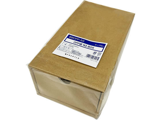 今村紙工 箱入りOPP袋 長3 テープなし 1000枚 BBOPP-N3 （ご注文単位）【直送品】