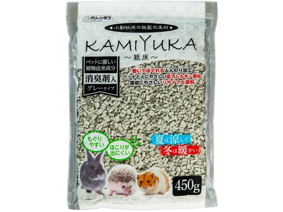 シーズイシハラ KAMIYUKA 紙床 消臭剤入り 450g （ご注文単位）【直送品】