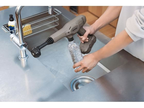 アイリスオーヤマ 充電式ハンディーウォッシャー ペールブラウン JHW-102 （ご注文単位）【直送品】