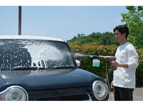 アイリスオーヤマ 充電式ハンディーウォッシャー ペールブラウン JHW-102 （ご注文単位）【直送品】