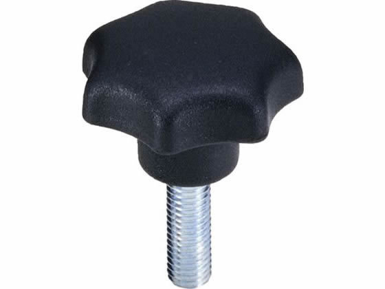 鍋屋バイテック セブンロブノブ(おねじ) KSM-63-M12-30 （ご注文単位）【直送品】