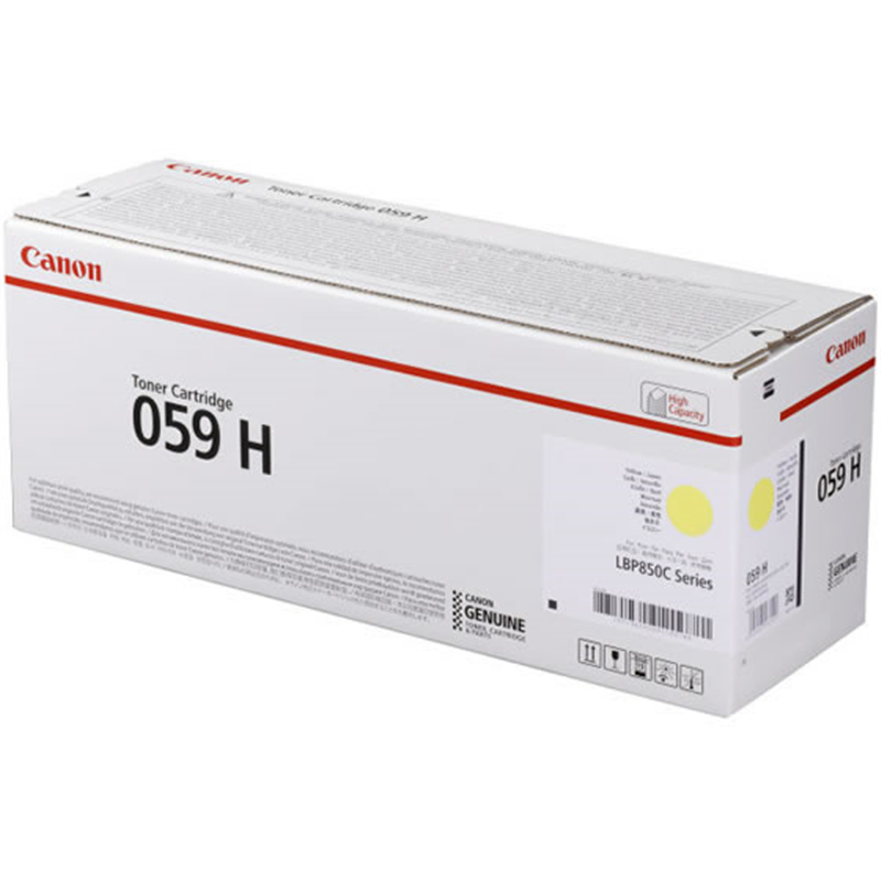 CANON トナーカートリッジ059Hイエロー CRG-059HY 3624C001 1個（ご注文単位1個）【直送品】
