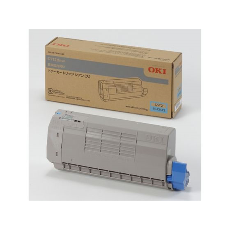 OKI TC-C4CC2 トナー シアン 1個（ご注文単位1個）【直送品】