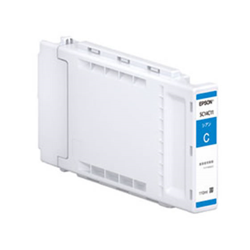 エプソン インクカートリッジ 110ml シアン SC14C11 1個（ご注文単位1個）【直送品】