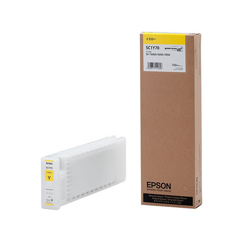 エプソン インクカートリッジ イエロー SC1Y70 1個（ご注文単位1個）【直送品】