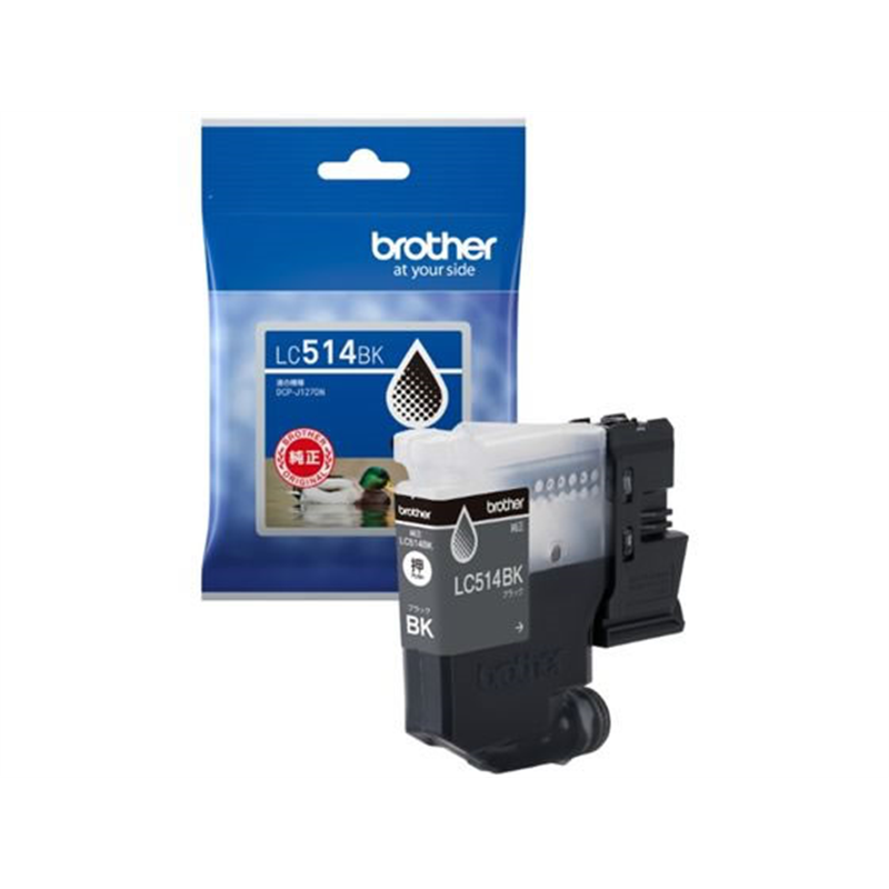 ブラザー 純正インクカートリッジ 大容量 ブラック LC514BK 1個（ご注文単位1個）【直送品】