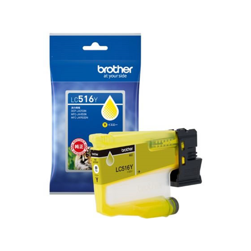 ブラザー 純正インクカートリッジ イエロー LC516Y 1個（ご注文単位1個）【直送品】
