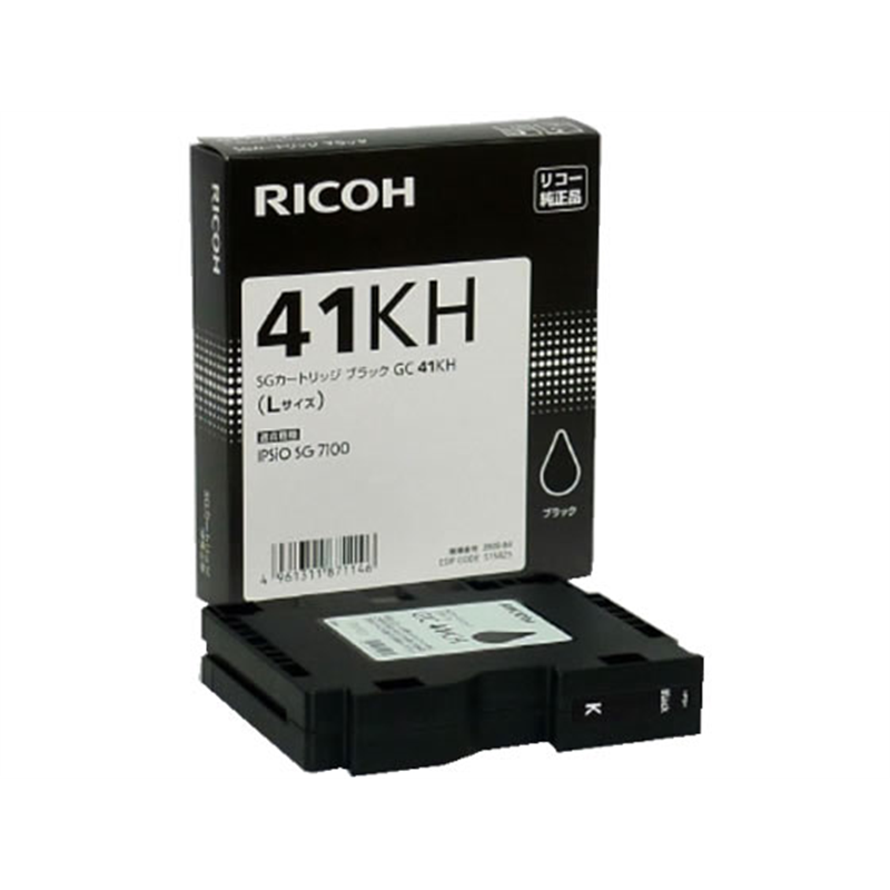 リコー SGカートリッジ ブラック GC41KH 1個（ご注文単位1個）【直送品】