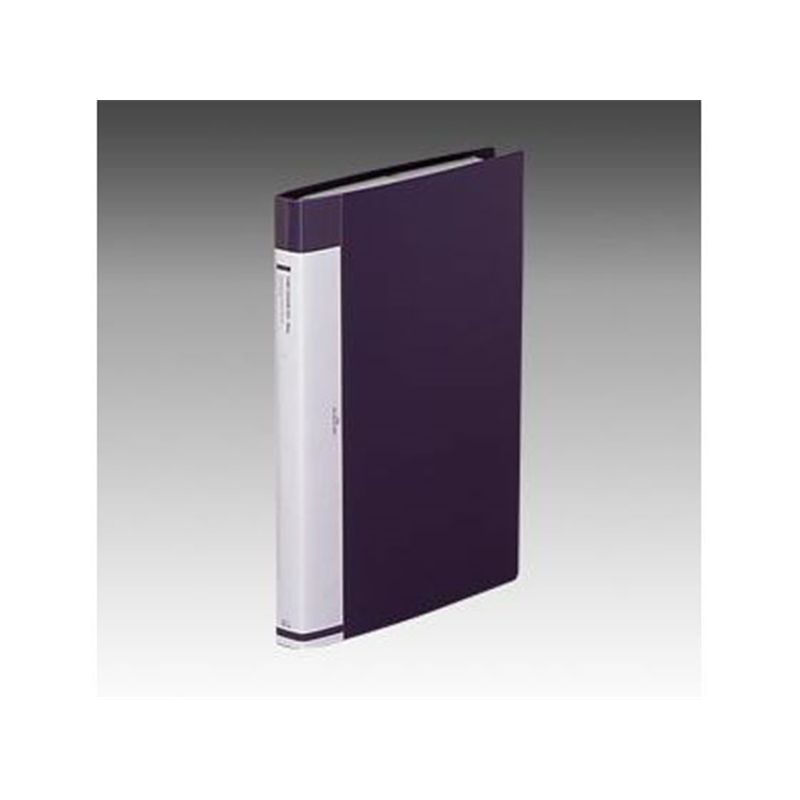 リヒトラブ リクエスト 名刺帳 ポケット交換 A4タテ 30穴背幅25 藍 1冊（ご注文単位1冊）【直送品】