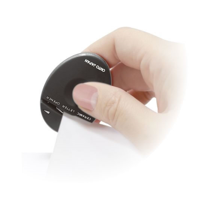 オート セラミックレターオープナー ブラック CLO-A-BK 1個（ご注文単位1個）【直送品】