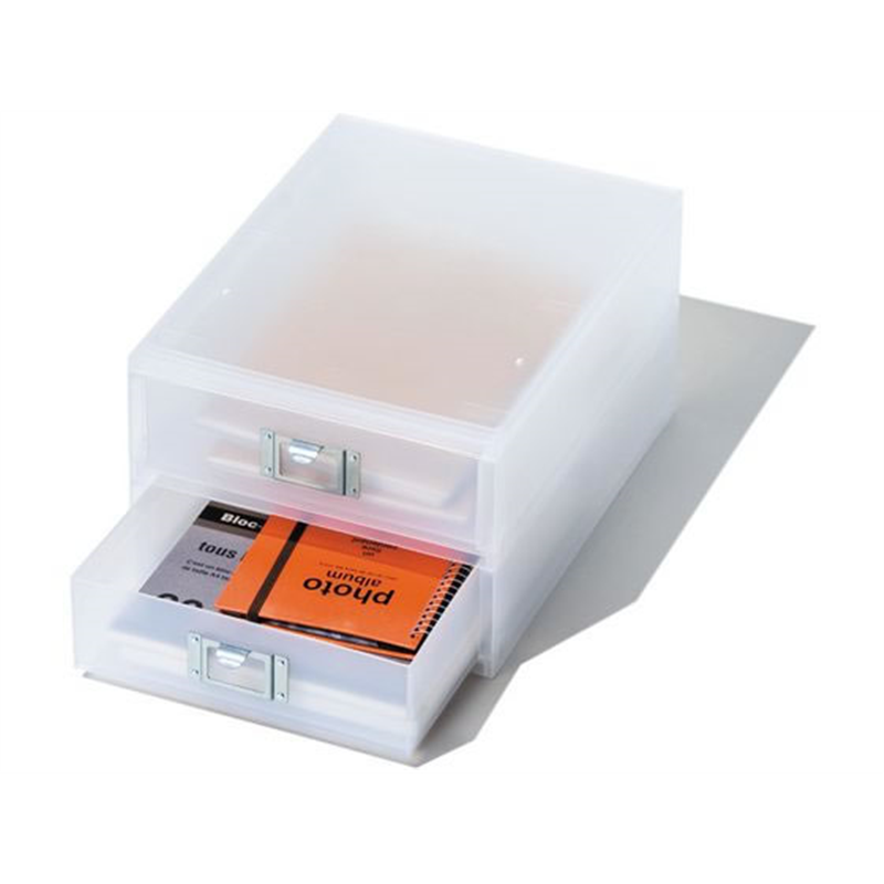 ライクイット A4ファイルユニット 2段 ホワイト 1個(ご注文単位1個)【直送品】