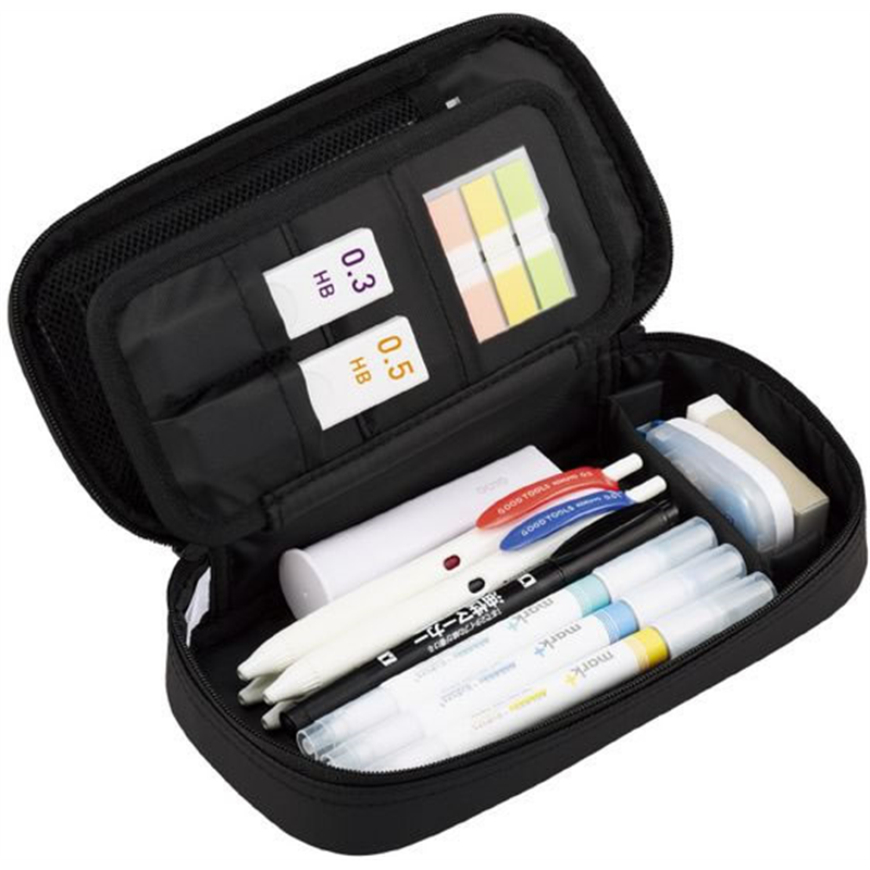 コクヨ 波なみホルダーペンケース [ウェブレ] ネイビー F-VBF340DB 1個（ご注文単位1個）【直送品】