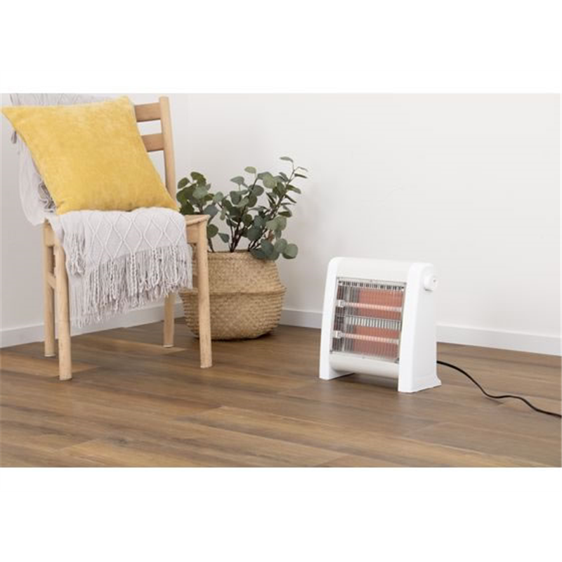 ゼピール 電気ストーブ 800W ZDQ-08B-W 1台（ご注文単位1台）【直送品】