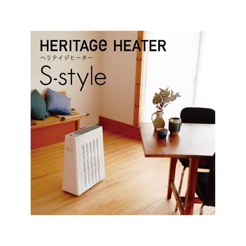 ユーレックス ヘリテイジヒーター オイルレスヒーター ホワイト EHT-M15WS-W 1台（ご注文単位1台）【直送品】