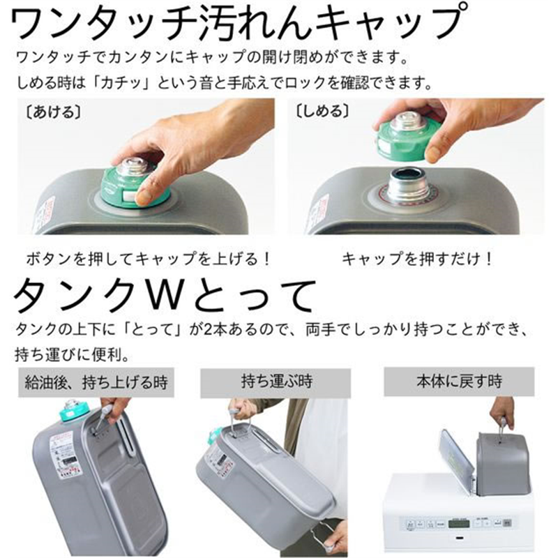 ダイニチ 石油ファンヒーター 9Lタンク Lタイプ 3.6KW FW-3625L-W 1台（ご注文単位1台）【直送品】